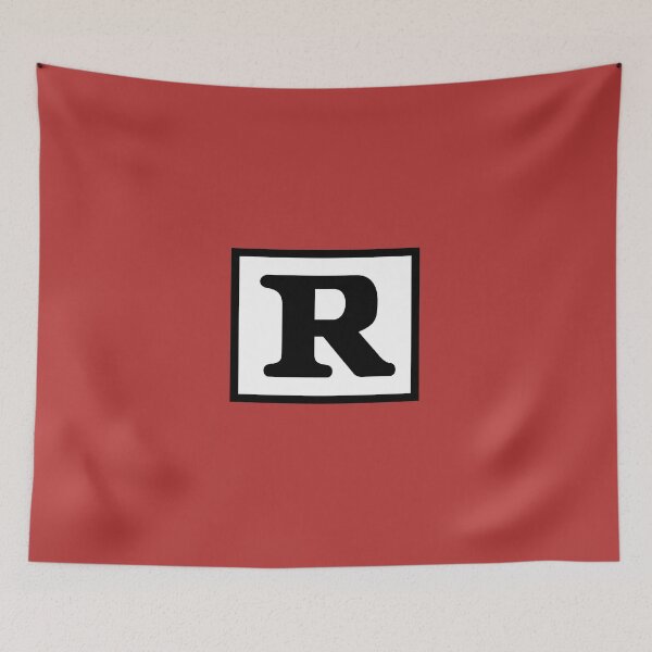 Item preview, Rated R Movie Logo Emblem Font designed and sold by Popular-Gifts.