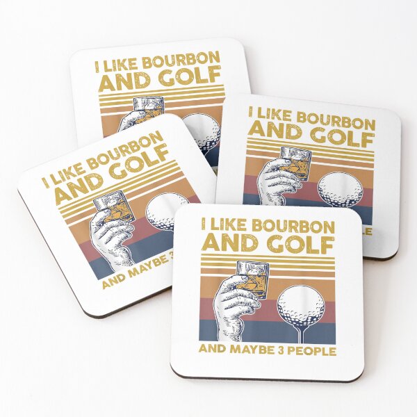 Item preview, I Like Bourbon and Golf and Maybe 3 People designed and sold by begin-again.