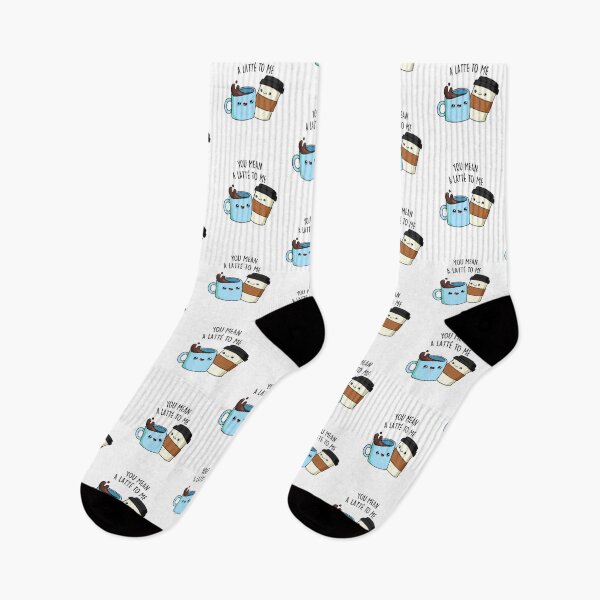 Item preview, You Mean A Latte To Me Funny Coffee Puns  designed and sold by punnybone.