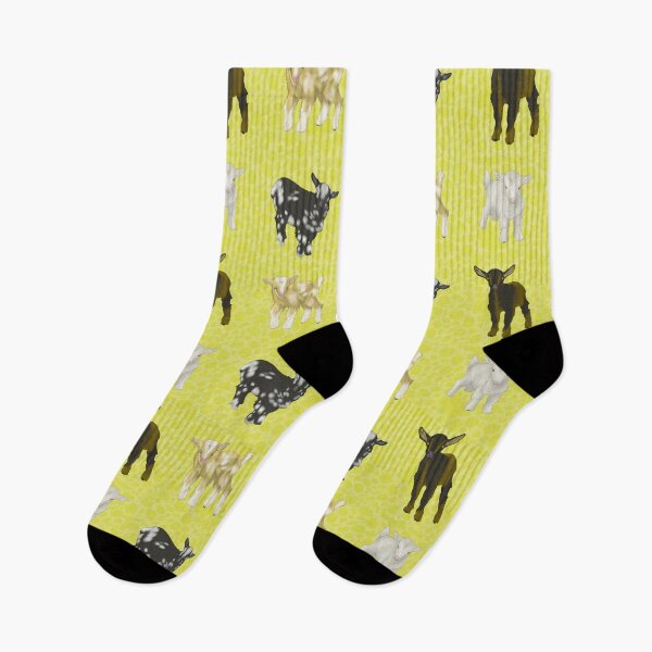 Item preview, Baby Goats Pattern Yellow designed and sold by Ashley Gagnon.