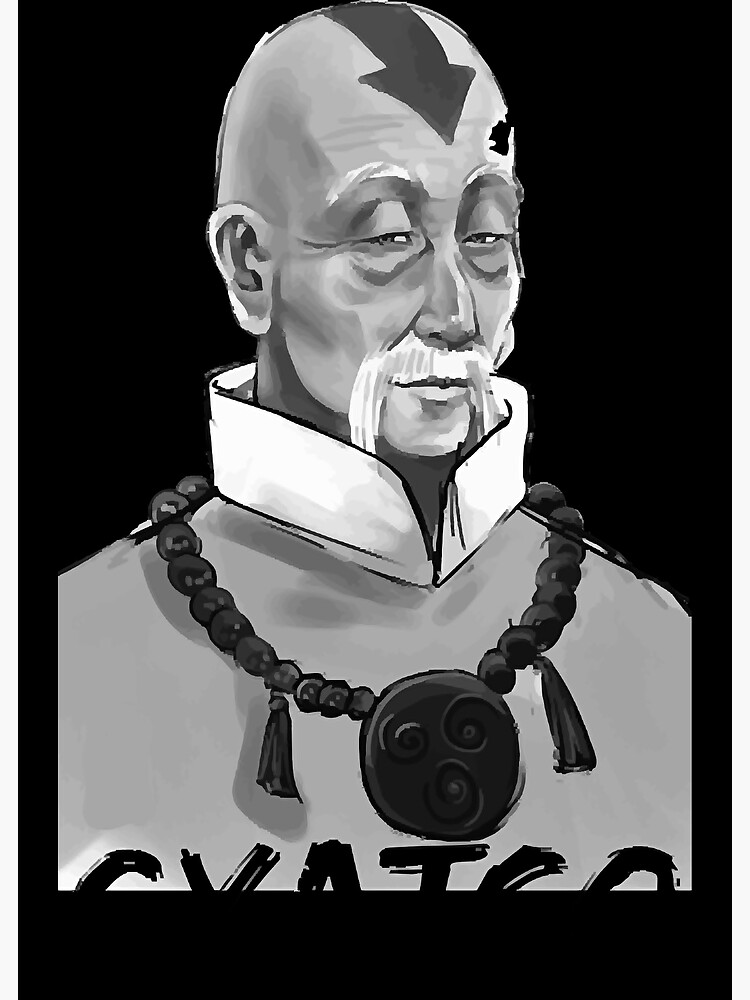 Gyatso Avatar The Last Airbender Poster By Rylanguzon Redbubble