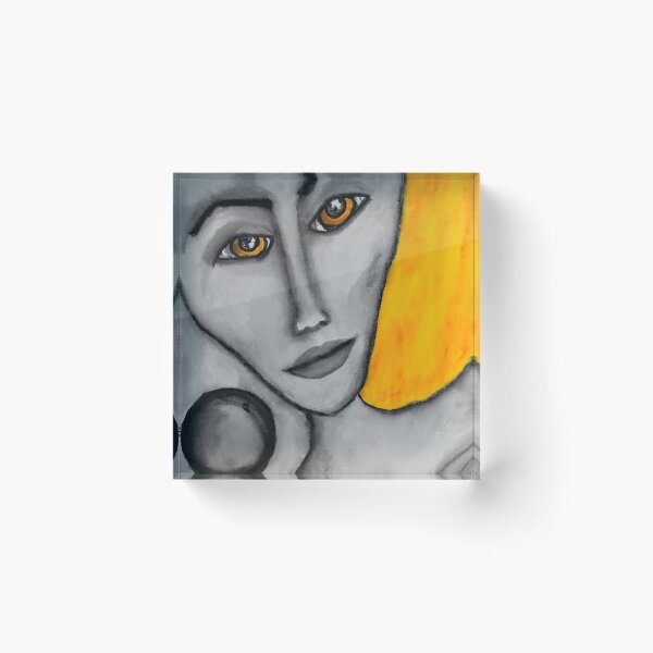 Item preview, Grey Faced Girl designed and sold by Sarah Curtiss.