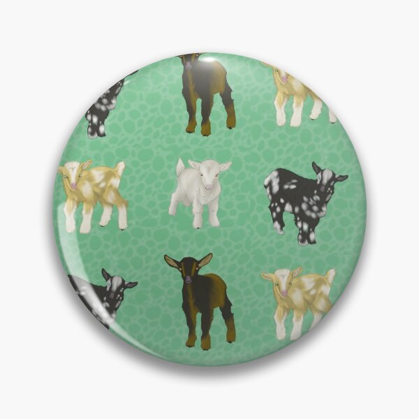 Item preview, Baby Goats Pattern Green designed and sold by Ashley Gagnon.