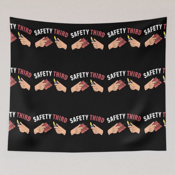 Item preview, fireworks Safety Third 4th of July Funny designed and sold by familyarts.