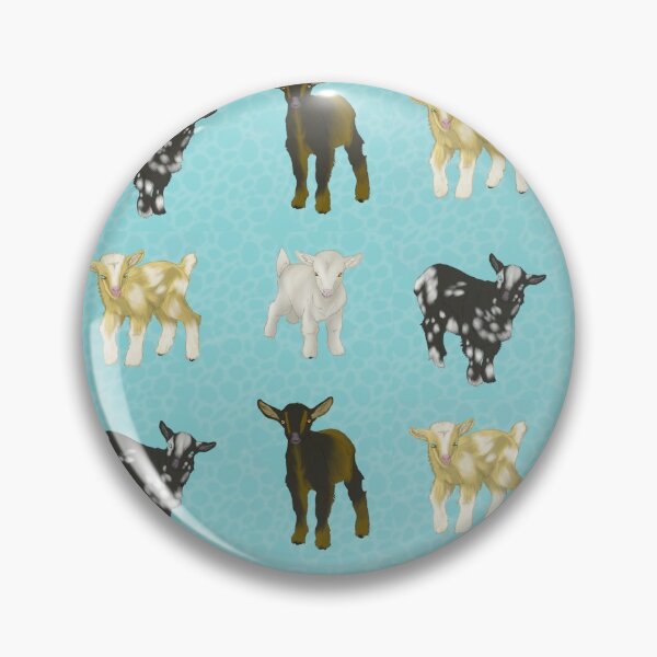 Item preview, Baby Goats Pattern Blue designed and sold by Ashley Gagnon.