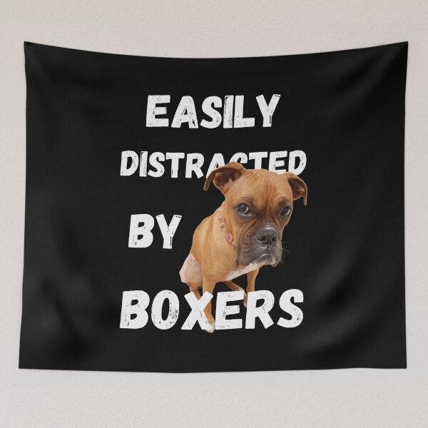 Item preview, Easily Distracted By Boxers designed and sold by Crafty-Mornings.