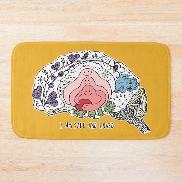 Item preview, I am safe and loved brain designed and sold by bittergodart.