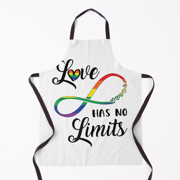 Item preview, Gay Pride Love Has No Limits Saying _ Infinity LGBTQ Flag T-Shirt designed and sold by CyntoyaTatum.