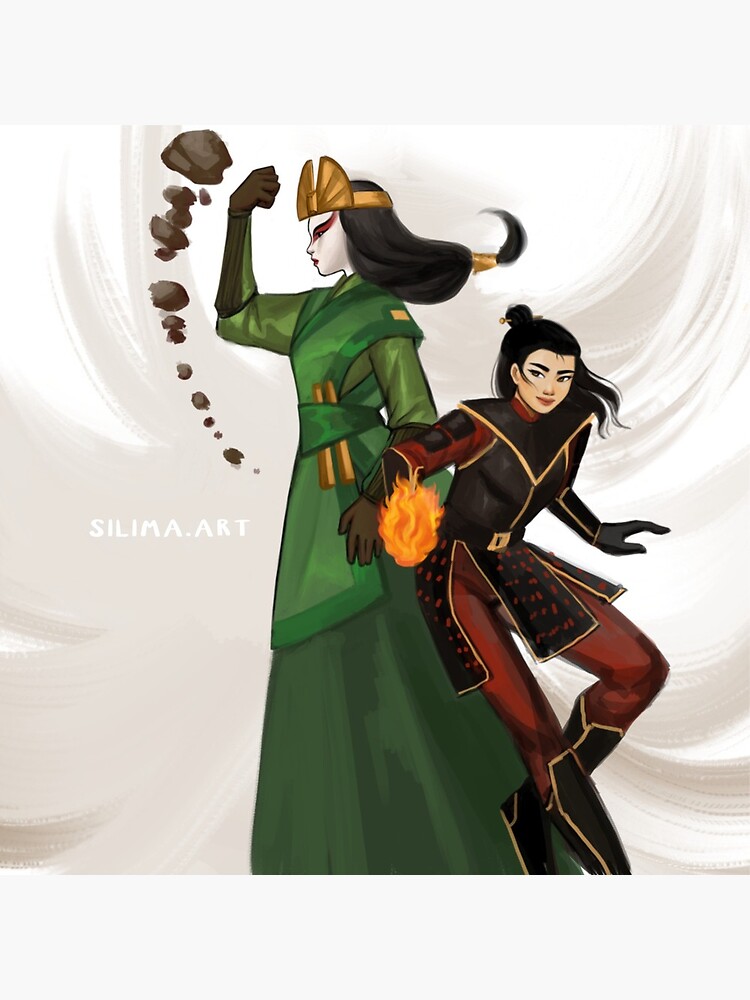 Kyoshi And Rangi Art Print For Sale By Silima Art Redbubble
