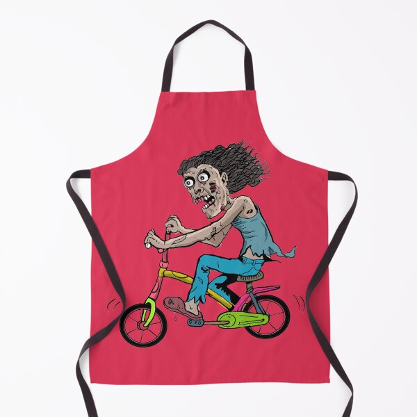 Item preview, Vintage Zombie Riding Bicycle illustration designed and sold by garniturex.