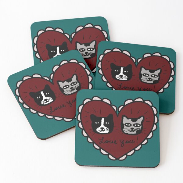 Item preview, I love you, cat designed and sold by sunfl0wergal.