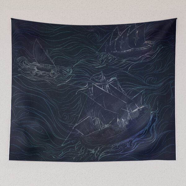 Item preview, Ships on the Great Sea designed and sold by M.R. Spann.