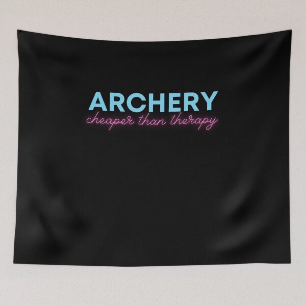 Item preview, Archery Cheaper Than Therapy designed and sold by Crafty-Mornings.