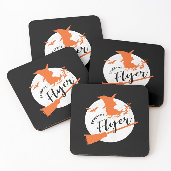 Item preview, Witchy Vibe - Frequent Flyer - Funny Halloween Witch designed and sold by DesignByLeo.