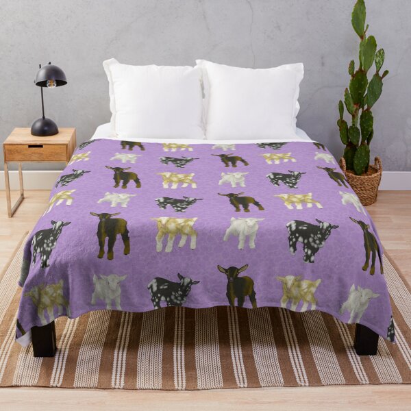 Item preview, Baby Goats Pattern Purple designed and sold by Ashley Gagnon.