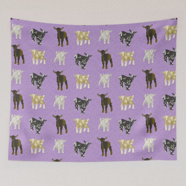 Item preview, Baby Goats Pattern Purple designed and sold by Ashley Gagnon.