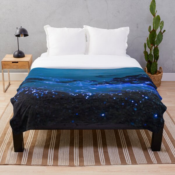 Item preview, Summer Night At The Beach Starry Bioluminiscent Seaweed designed and sold by Curlyredflowers.