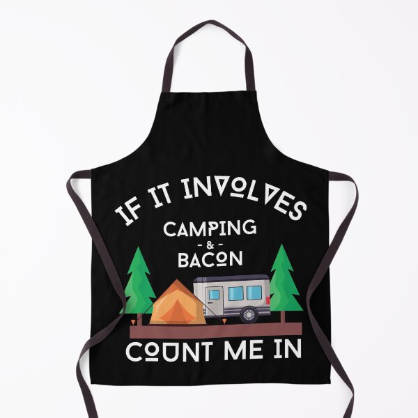 Item preview, If It Involves Camping & Bacon Count Me In designed and sold by Crafty-Mornings.