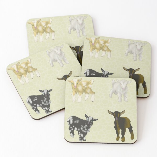 Item preview, Baby Goats Pattern Cream designed and sold by Ashley Gagnon.