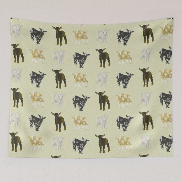 Item preview, Baby Goats Pattern Cream designed and sold by Ashley Gagnon.