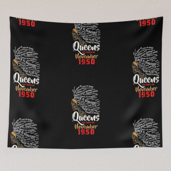 Item preview, Black Queens Are Born In NOVEMBER 1950 68th Birthday designed and sold by patriciaa12.