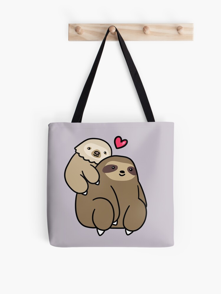 sloth tote bag