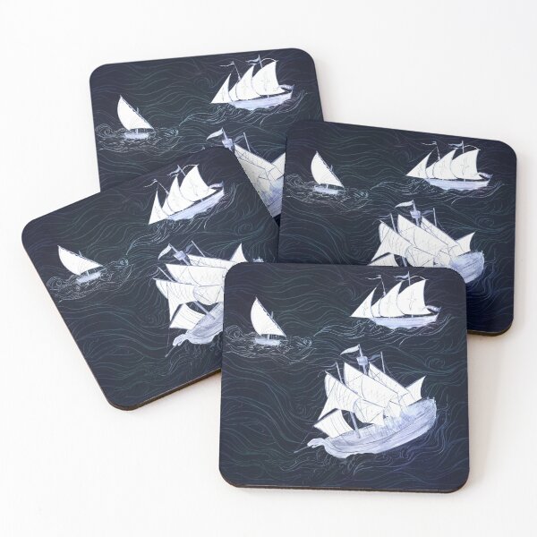 Item preview, Ships on the Great Sea 2.0 designed and sold by M.R. Spann.