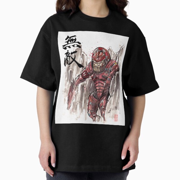 Aperçu de l'œuvre Style Mass Effect Urdnot Wrex Sumie créée et vendue par Mycks.