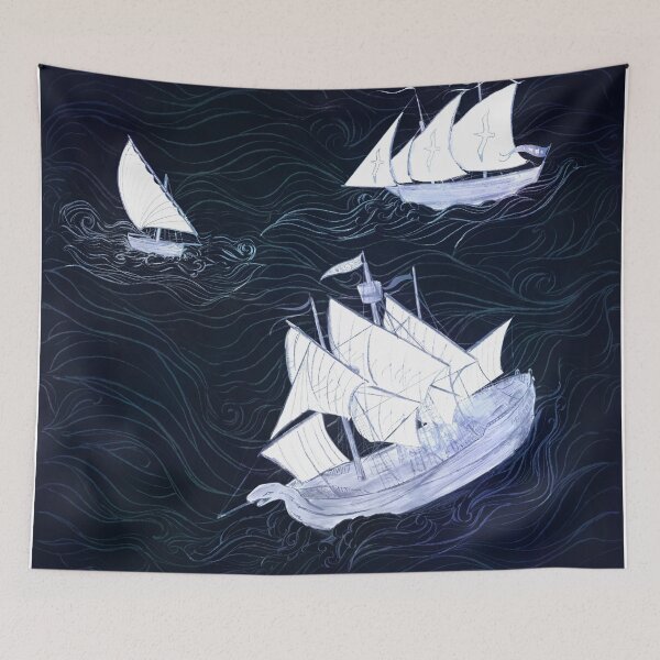 Item preview, Ships on the Great Sea 2.0 designed and sold by M.R. Spann.