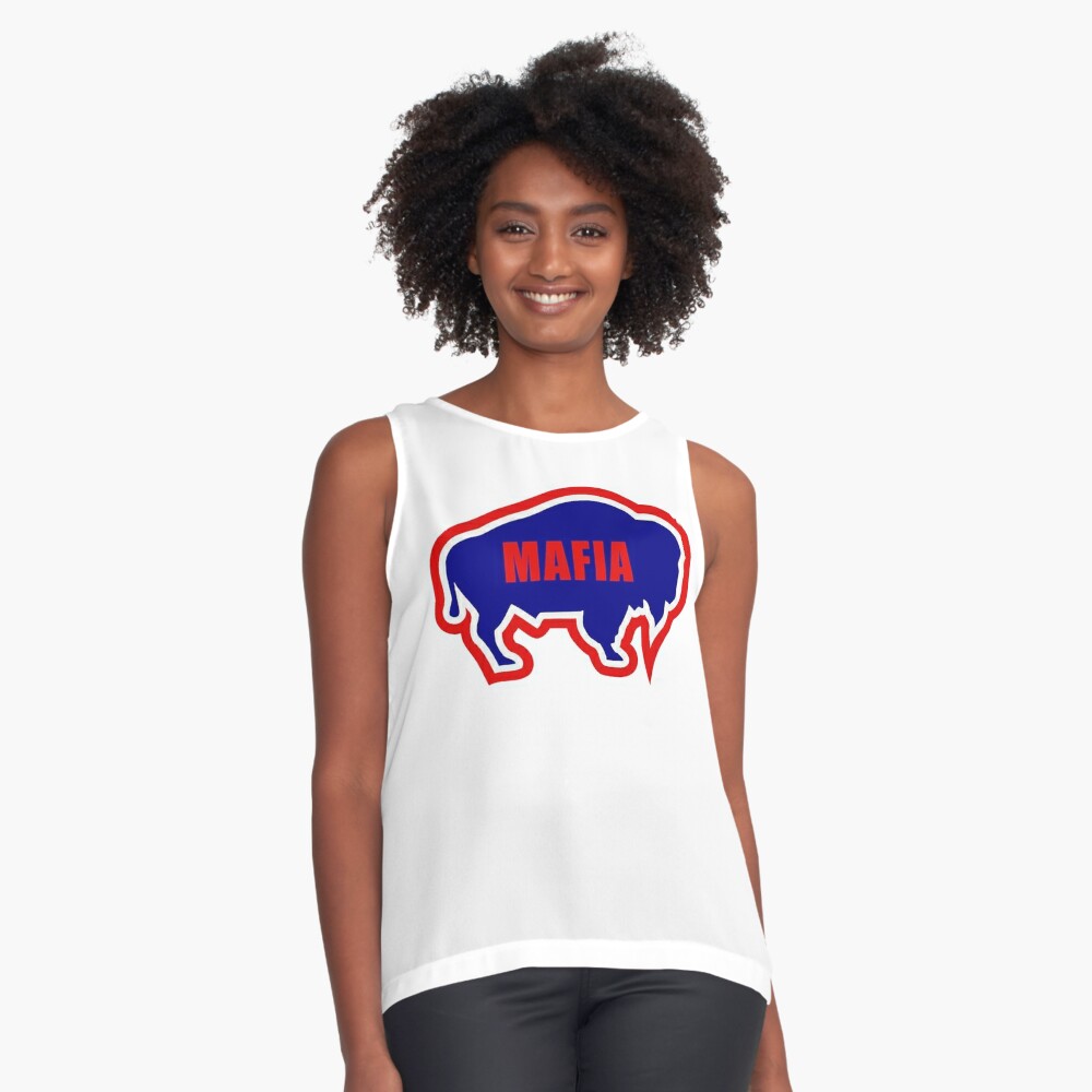 Womens Bills Mafia Red White And Blue Bu t shirt mockup, harness