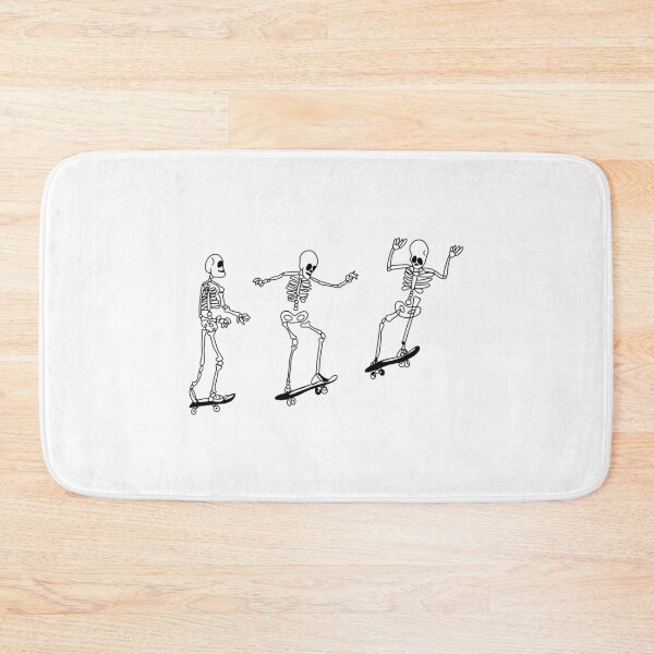 Item preview, skeletons on skateboards  designed and sold by mollsdesignss.