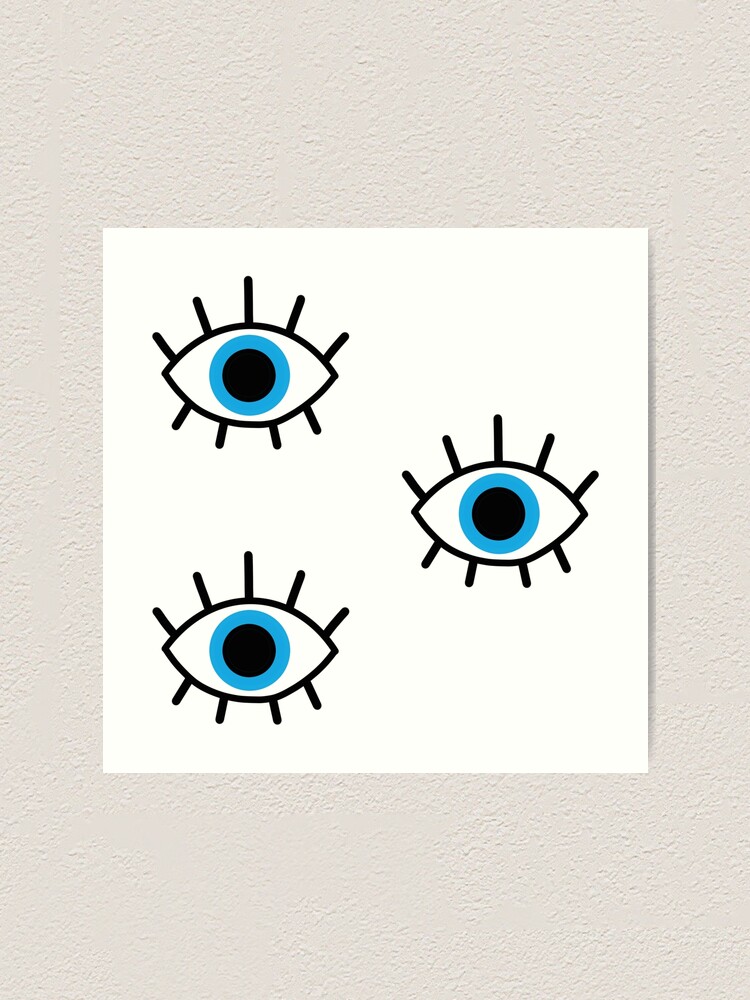 preppy eye sticker pack Sticker