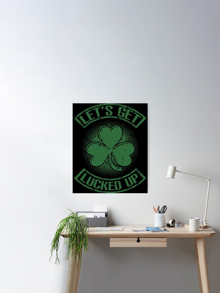 Irish Yoga St Patrick's Day Poster for Sale by franktact
