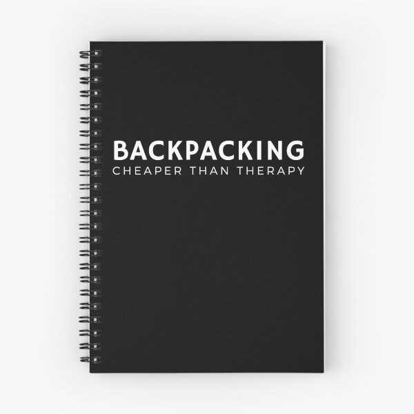 Item preview, Backpacking Cheaper Than Therapy designed and sold by Crafty-Mornings.