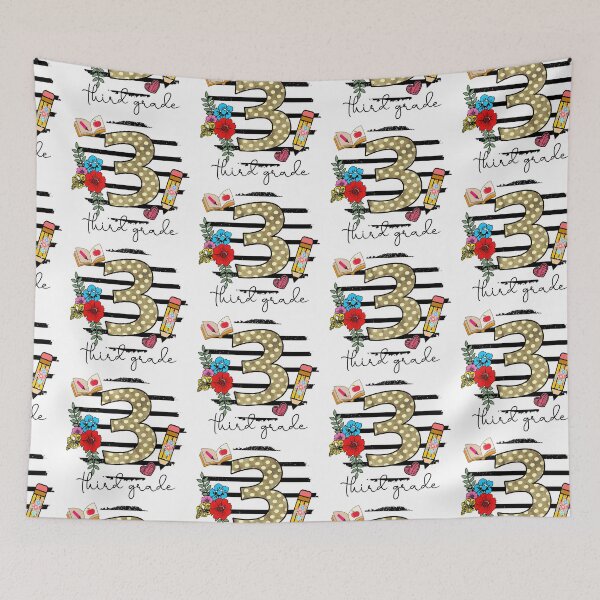 Item preview, Happy First Day of Third Grade- Back to School designed and sold by younghopes.