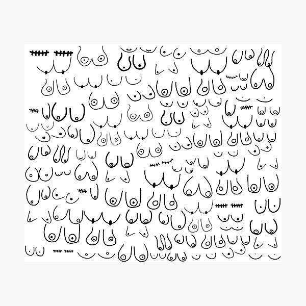 Item preview, Assorted  Body Positive Boobs designed and sold by statonka.