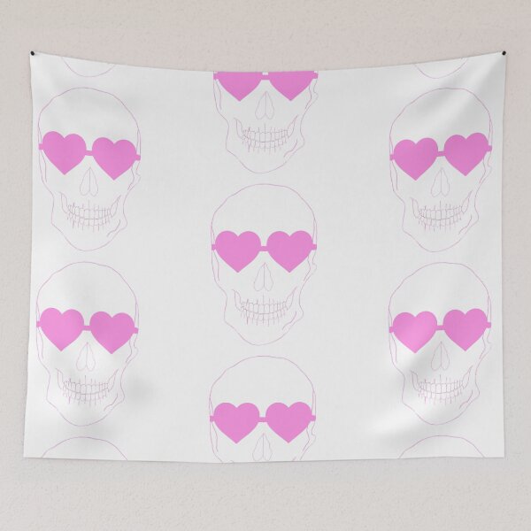 Item preview, heart eyed skull designed and sold by mollsdesignss.