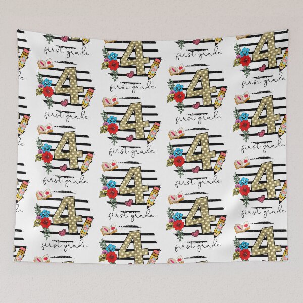 Item preview, Happy First Day of Fourth Grade- Back to School designed and sold by younghopes.