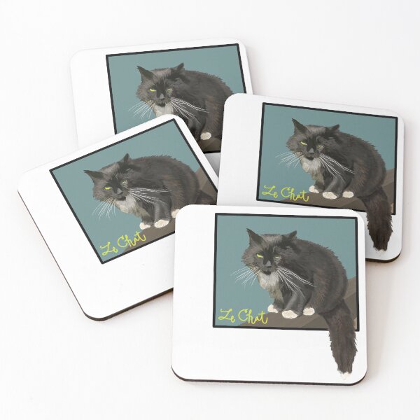 Item preview, Le chat (noir) designed and sold by Orson’s Owl Originals.