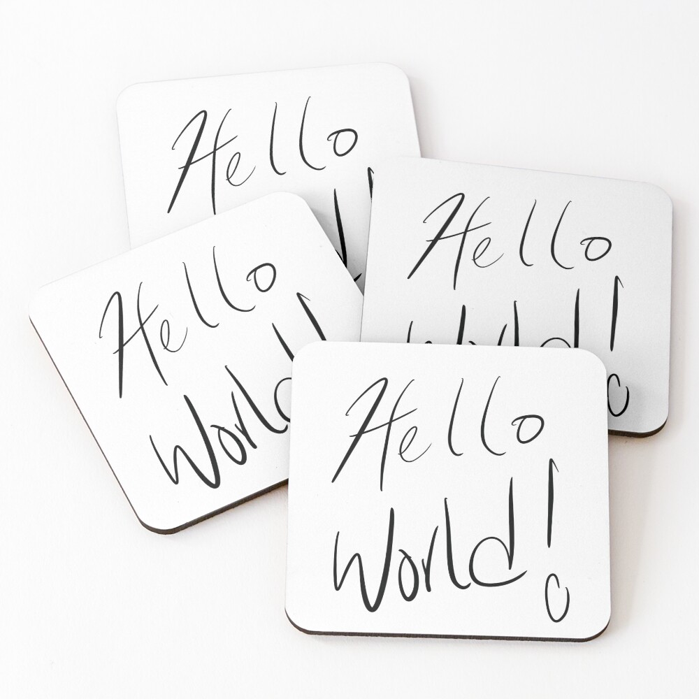 Item preview, Coasters (Set of 4) designed and sold by HardToLevelUp.