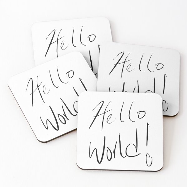 Item preview, Hello World! designed and sold by HardToLevelUp.