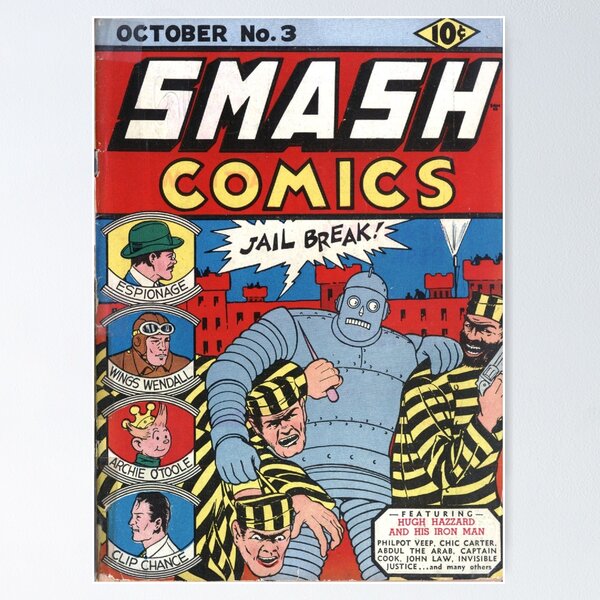 Item preview, Smash Comics 003 designed and sold by gravevintage.