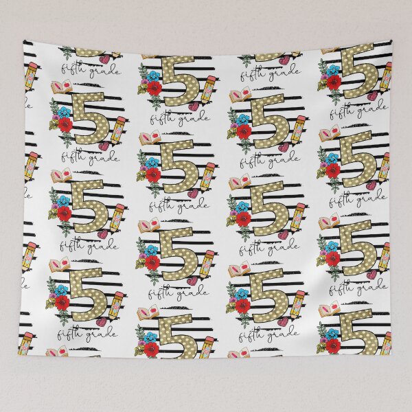 Item preview, Happy First Day of Fifth Grade- Back to School designed and sold by younghopes.