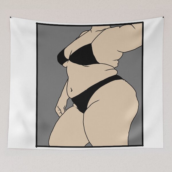 Item preview, Body Positive Swimsuit (pale) designed and sold by statonka.