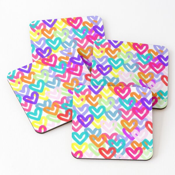 Item preview, colorful heart abstract designed and sold by mollsdesignss.