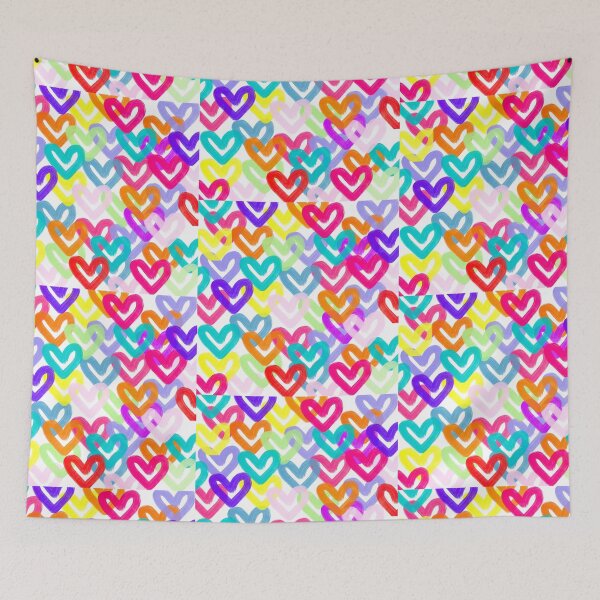 Item preview, colorful heart abstract designed and sold by mollsdesignss.