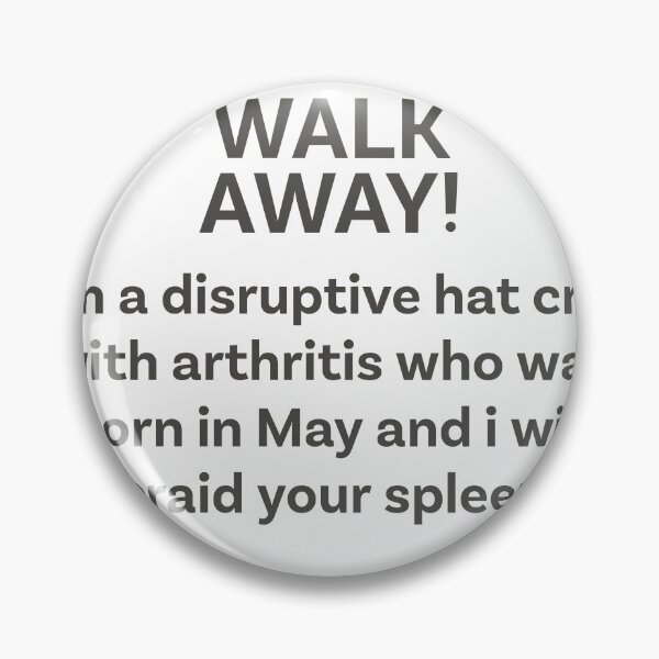 Item preview, disruptive hat critic with arthritis designed and sold by thebitchesclub.
