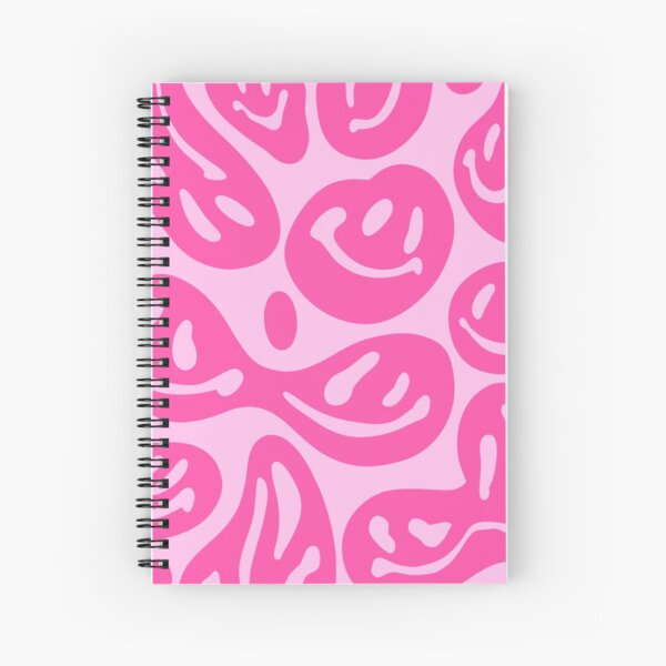 Melting Smiley Face Spiral Notebooks | Redbubble