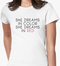 She Dreams In Color Women's Fitted T-Shirt