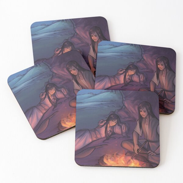 Item preview, Ming-Hua and Ghazan in a Cave designed and sold by silima-art.